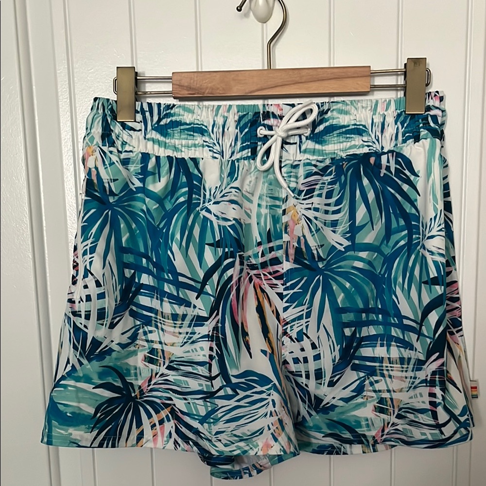 OP Blue and Green Athletic Shorts for Active Comfort